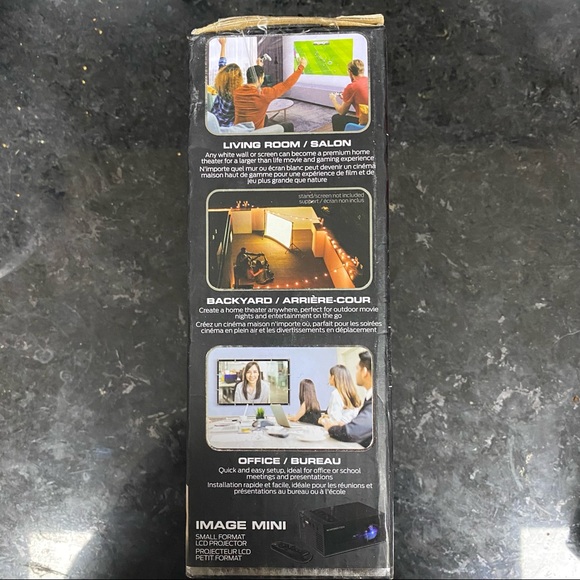 Monster Image Mini Small Format LCD HD Portable Projector - Picture 3 of 5